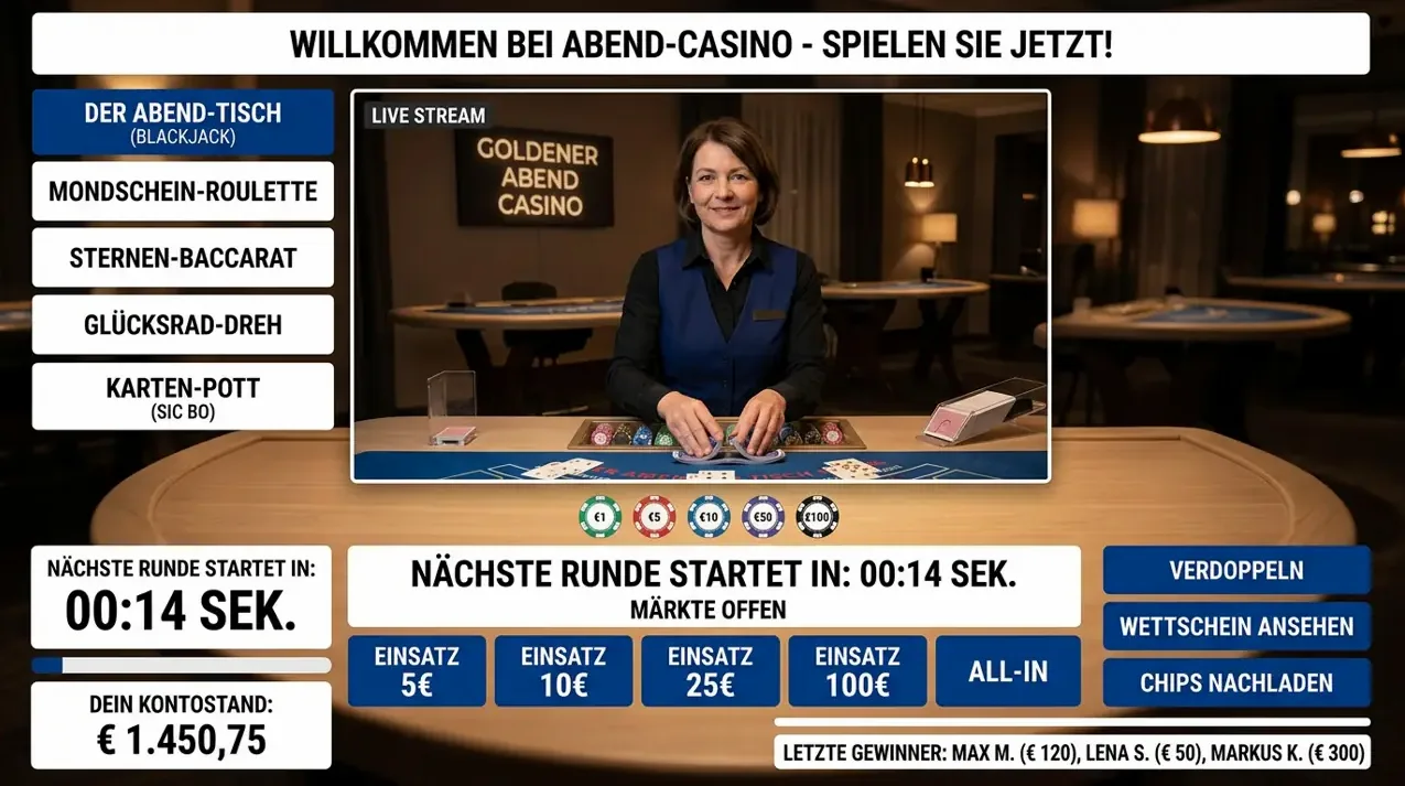 Live Casino im Angebot von Fortuna